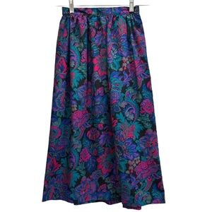 Vintage 1980s Retro skirt FOLIO by Fire Islander adjustable size 6